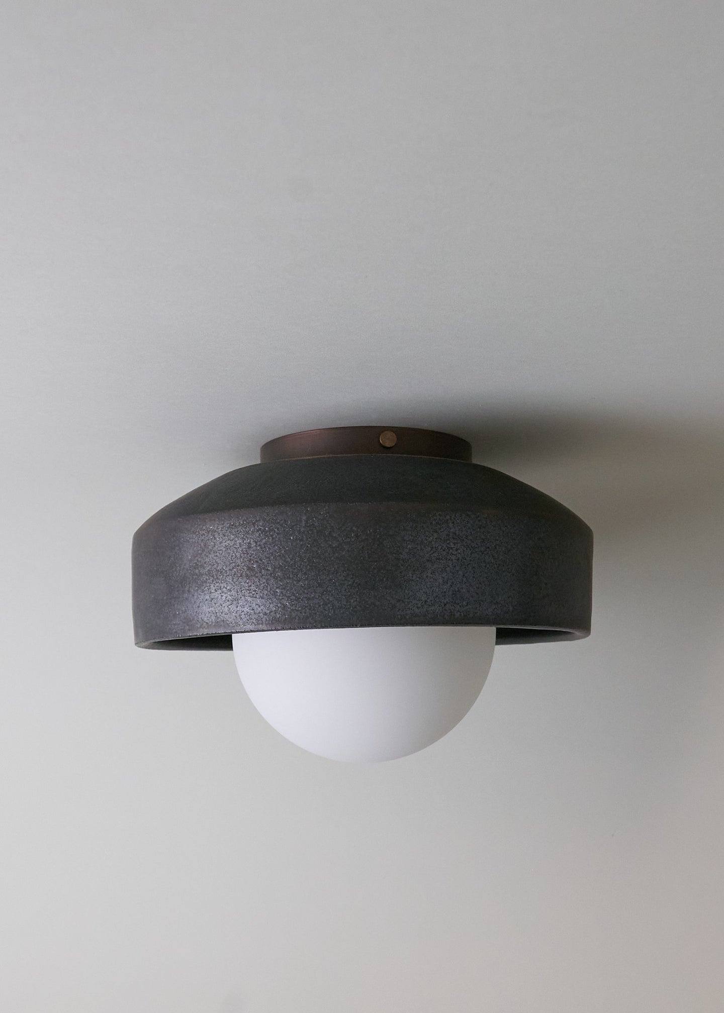 Mori Flushmount in Bronze Patina - Victoria Morris Pottery