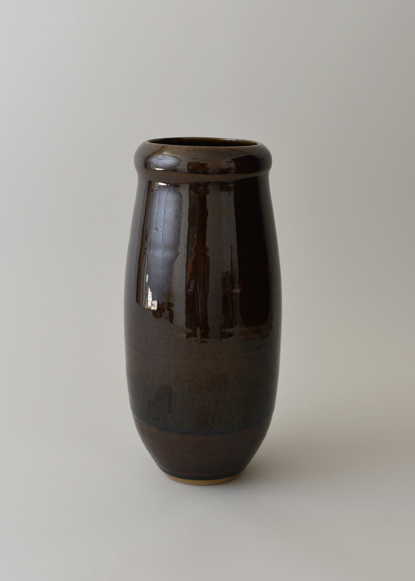 Gourd Series Vase No. 3 in Amber - Victoria Morris Pottery