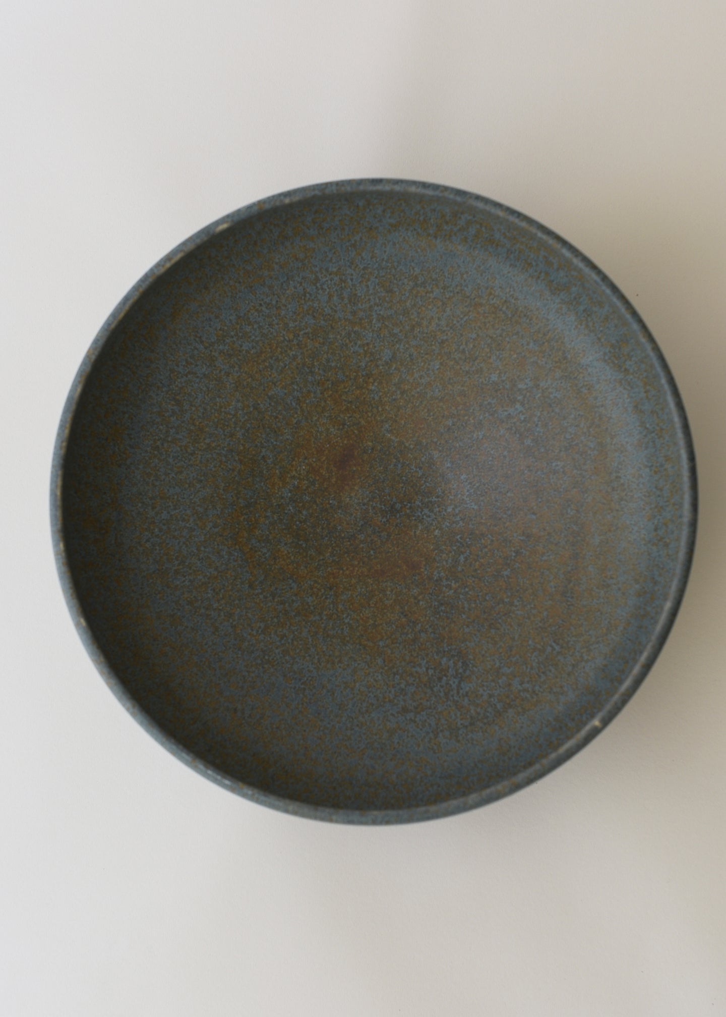 Large Low Lucy Bowl in Lake - Victoria Morris Pottery