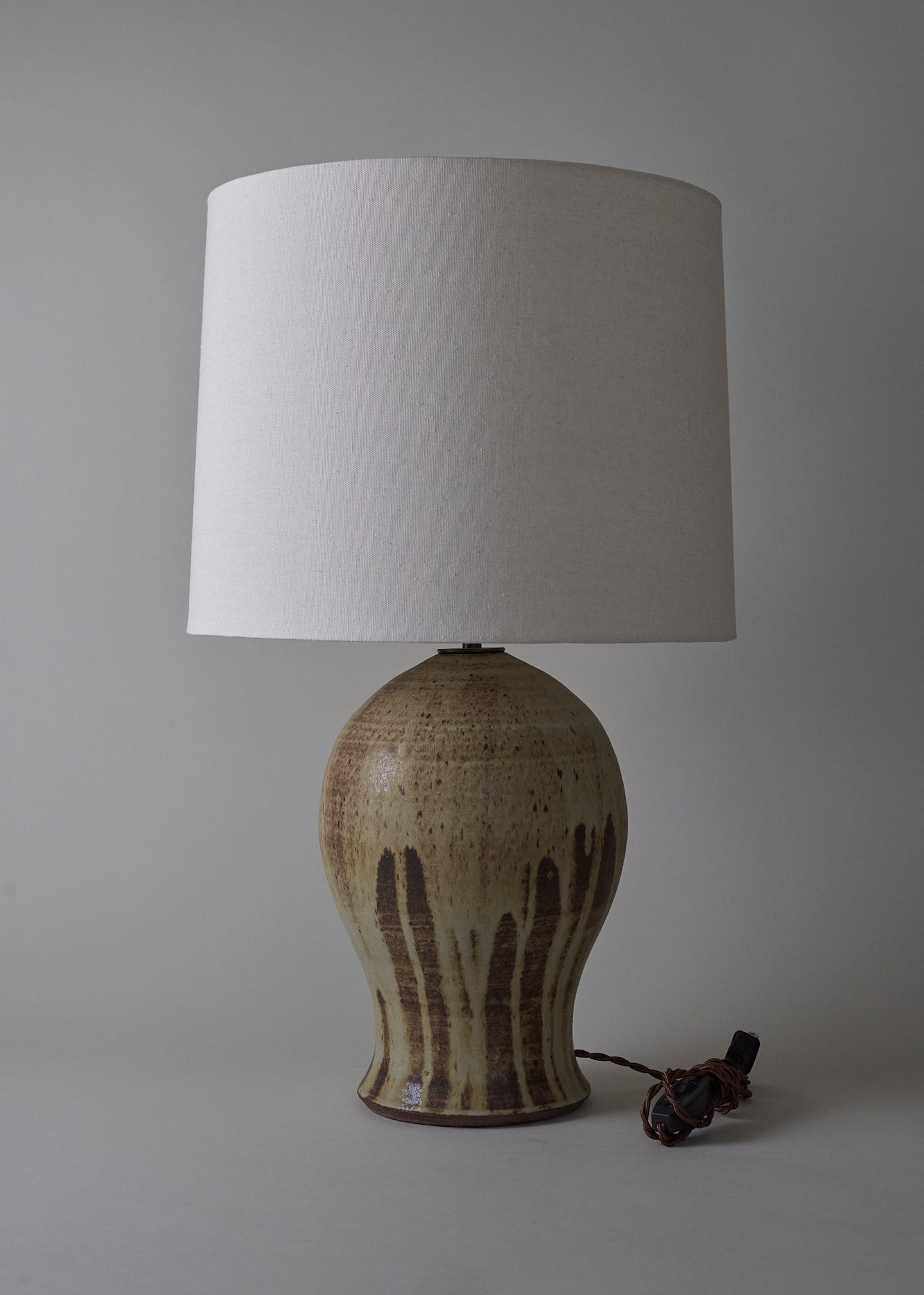 Large Laura Lamp in Live Oak - Victoria Morris Pottery