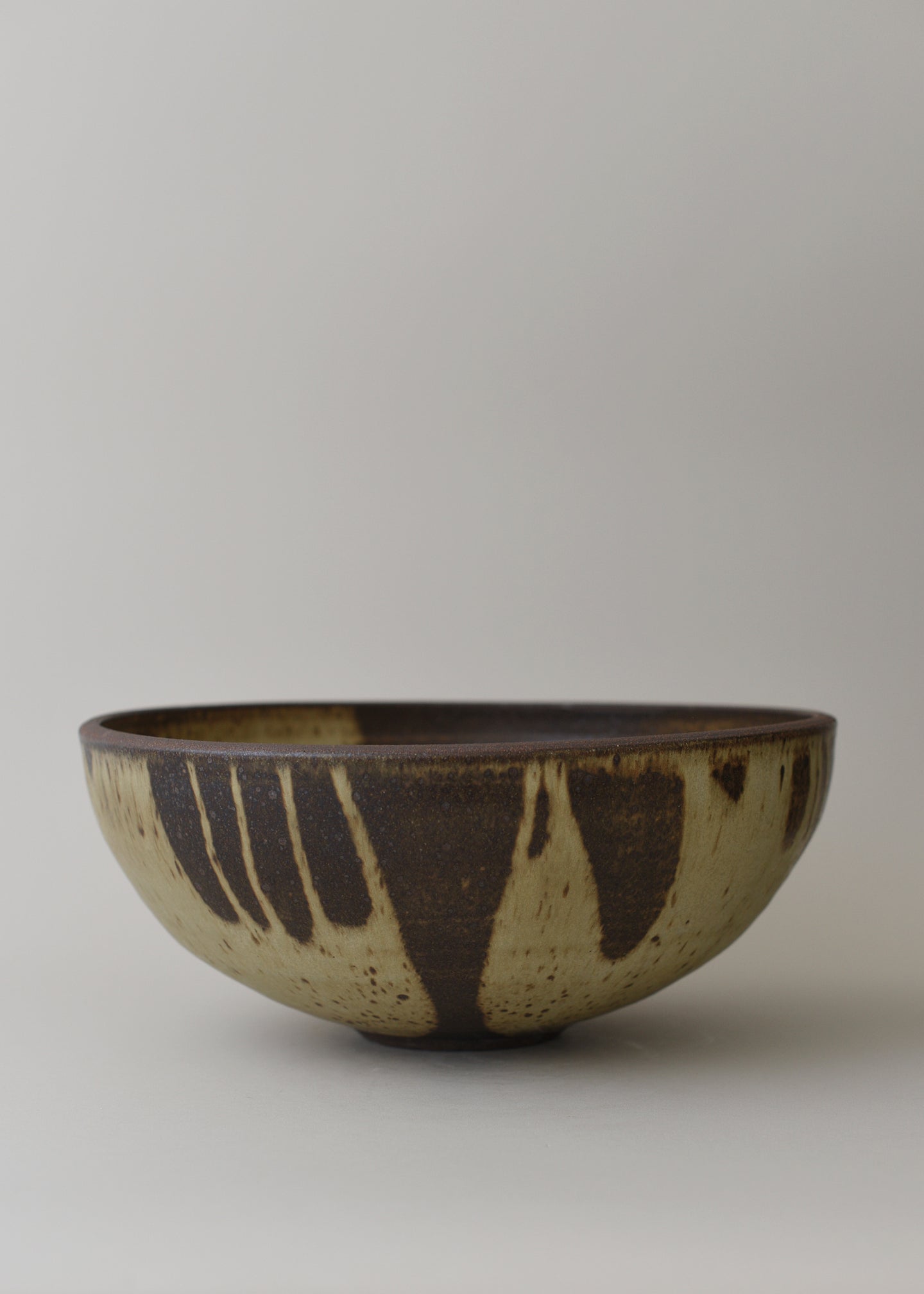 Essential Rounded Serving Bowl in Live Oak - Victoria Morris Pottery