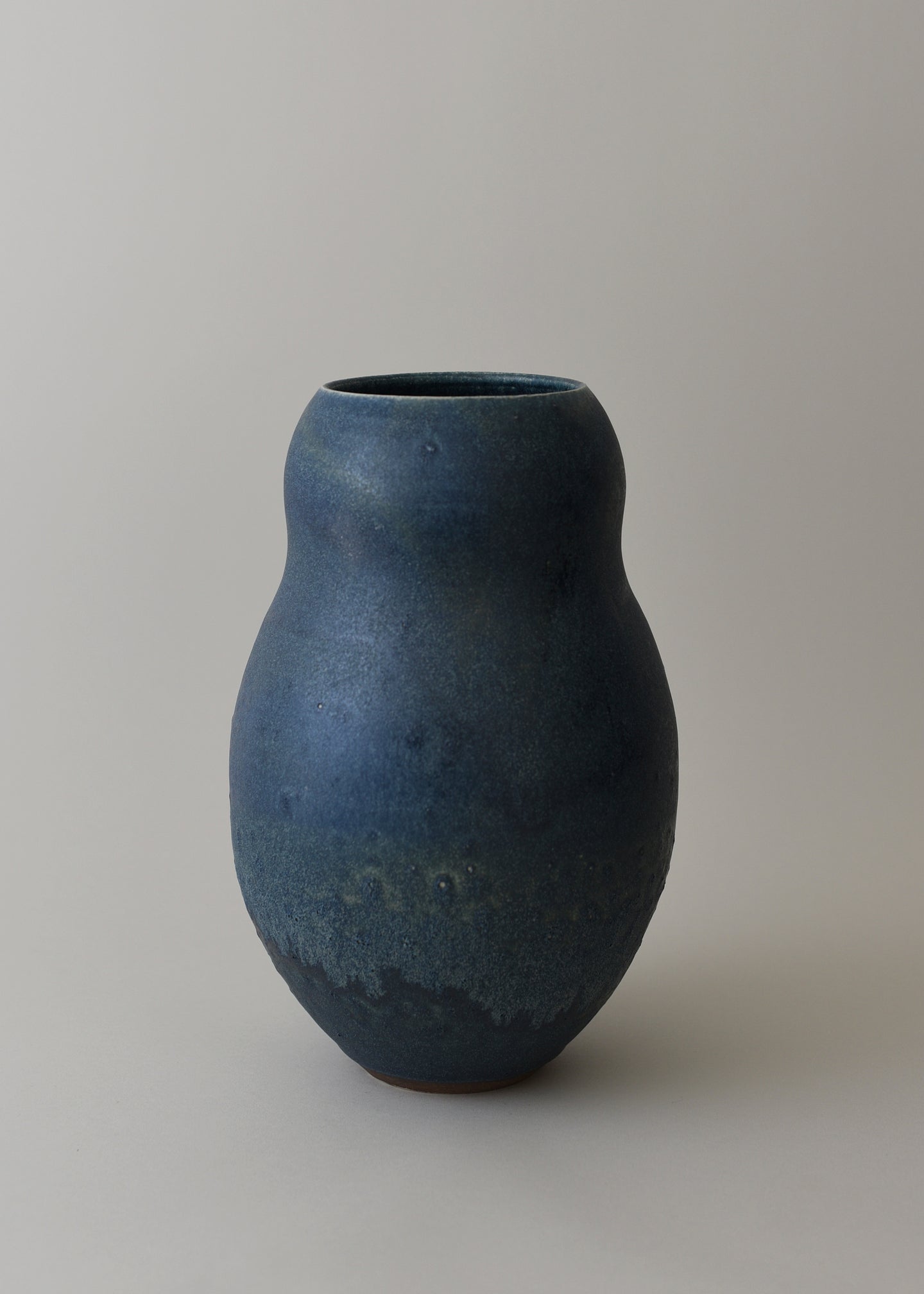 Gourd Vase in Ink - Victoria Morris Pottery