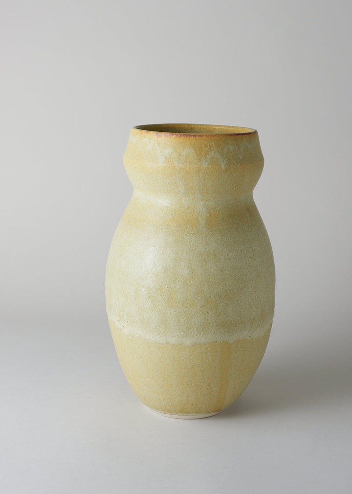 Gourd Series Vase no. 2 in Ochre - Victoria Morris Pottery