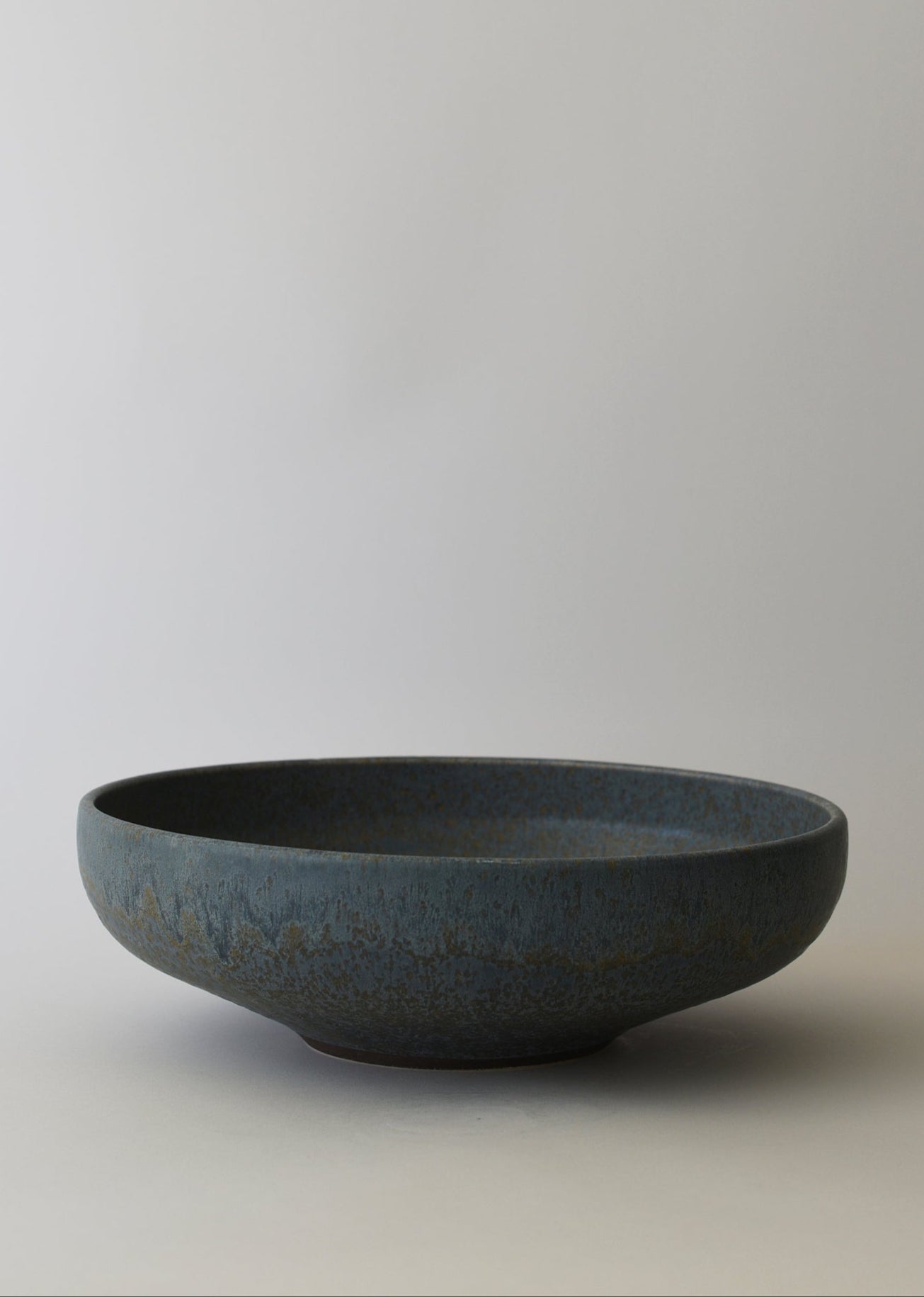 Large Low Lucy Bowl in Lake - Victoria Morris Pottery