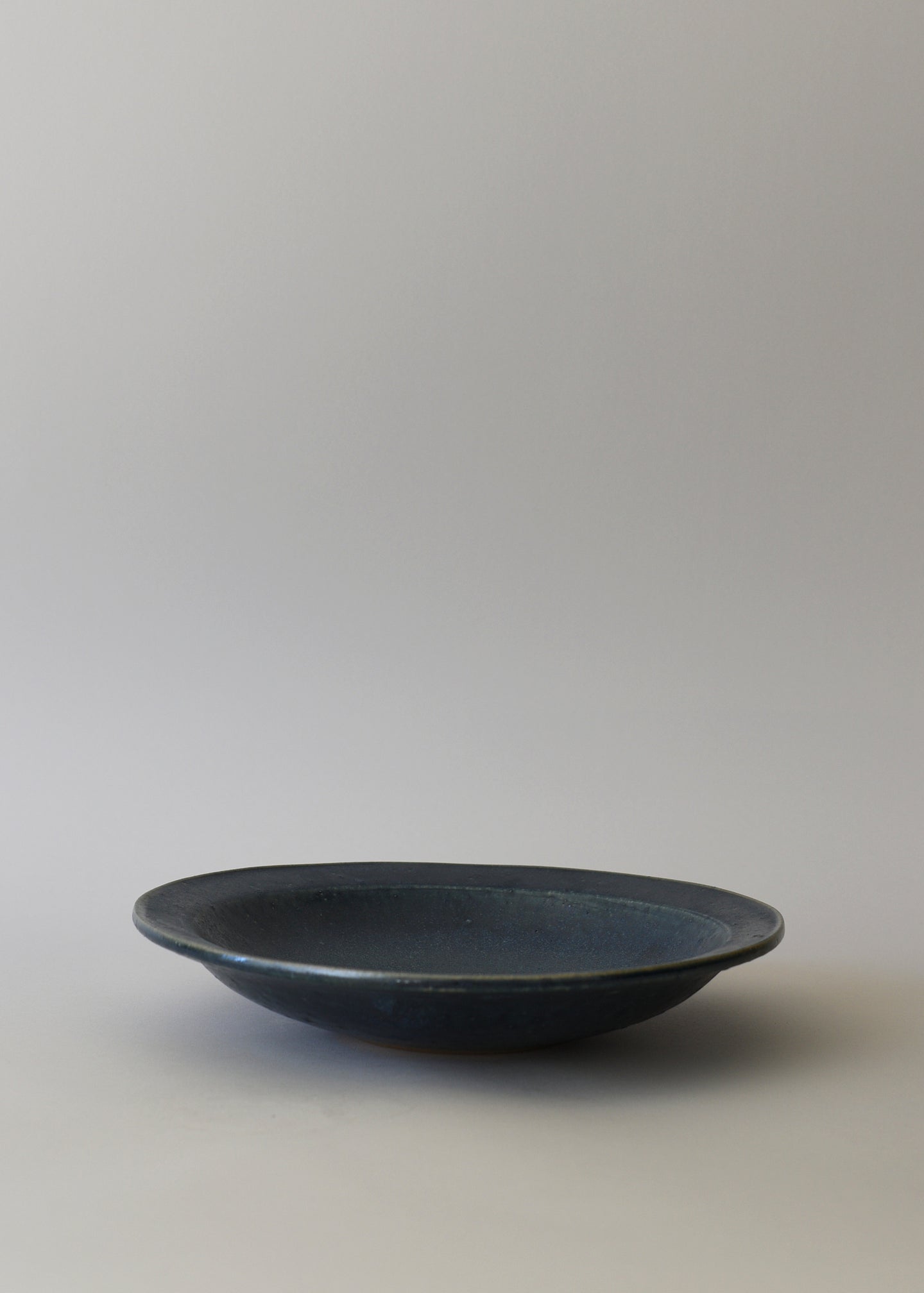 Low Finn Bowl in Ink - Victoria Morris Pottery