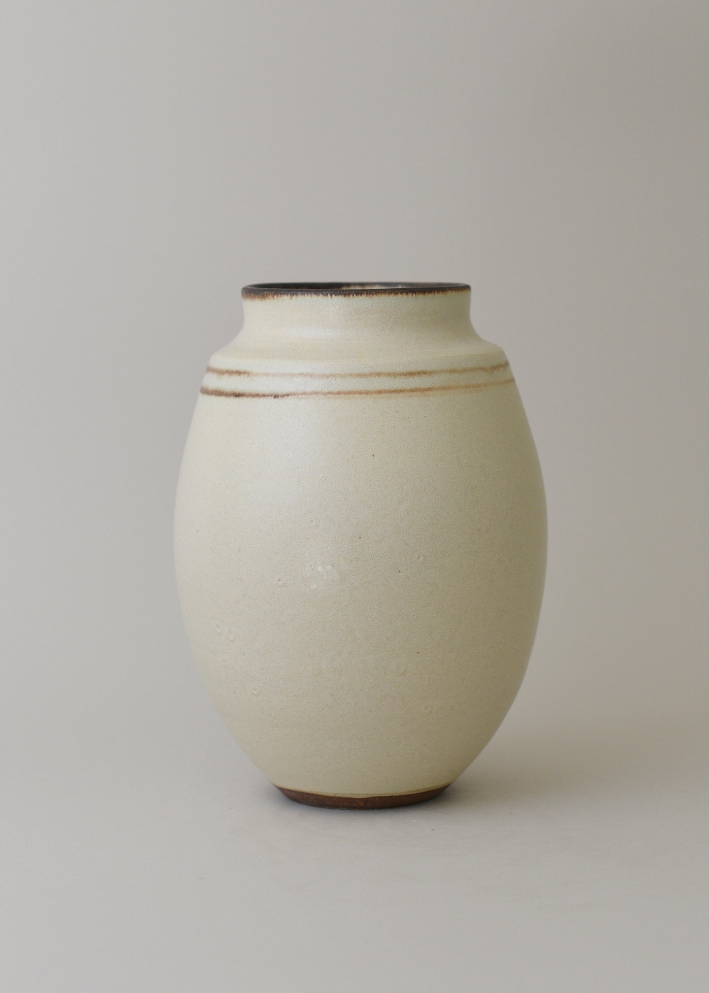 Low Poppy Series Vase in Bronzed Birch - Victoria Morris Pottery