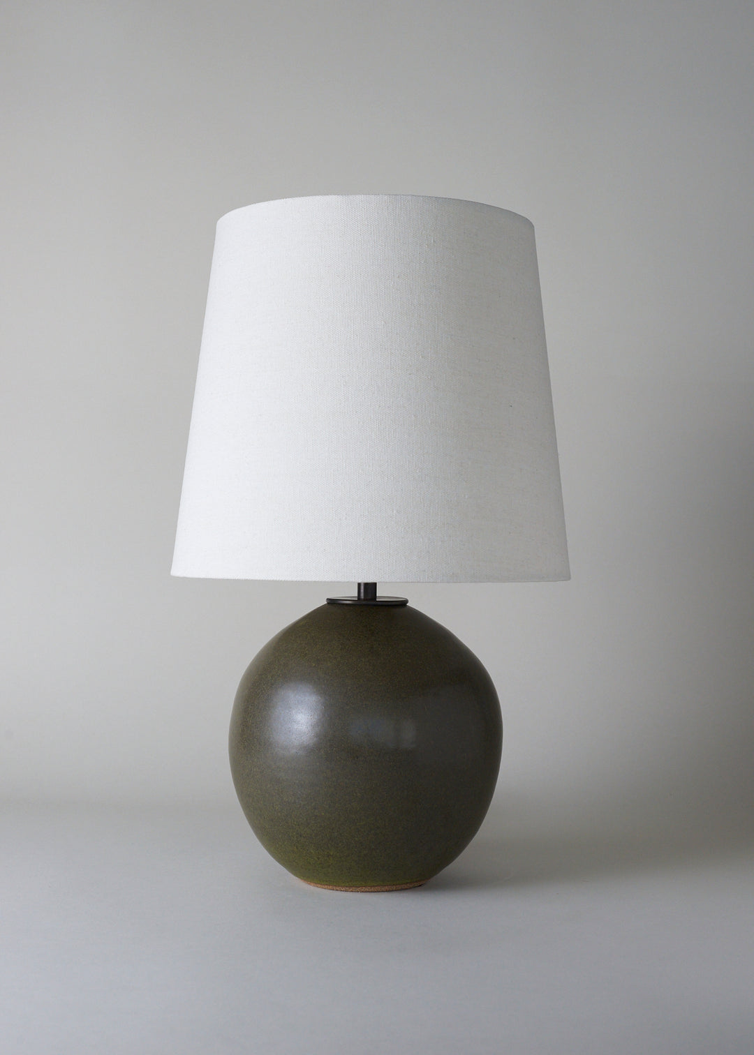 Small Orb Lamp in Olive - Victoria Morris Pottery