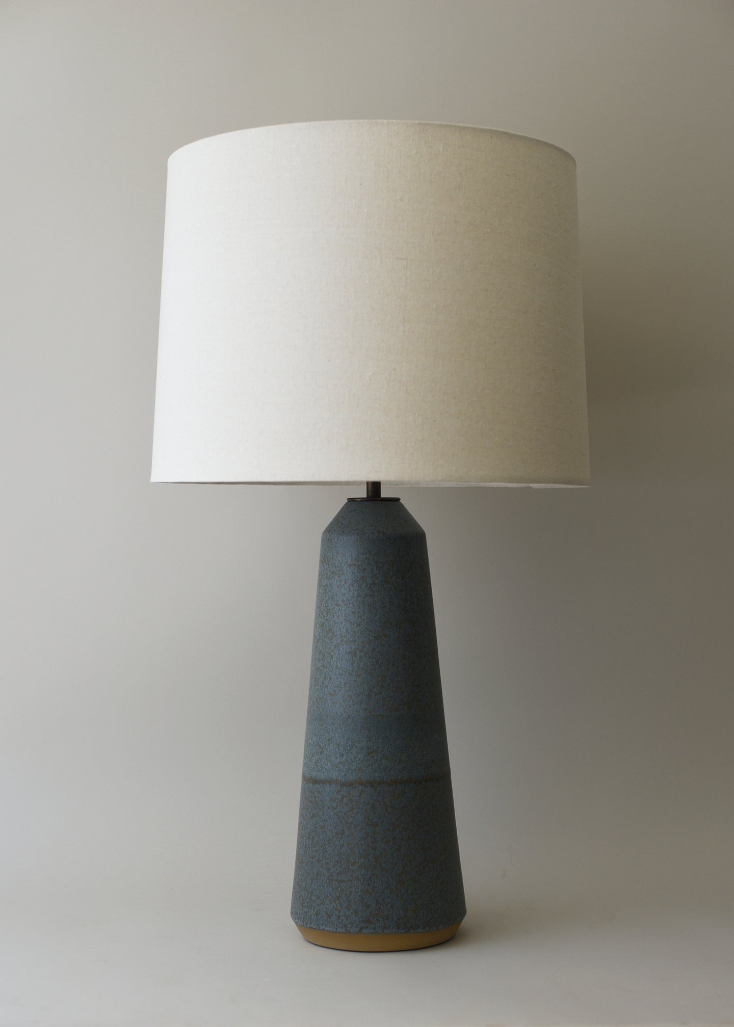 Large Column Lamp in Lake - Victoria Morris Pottery