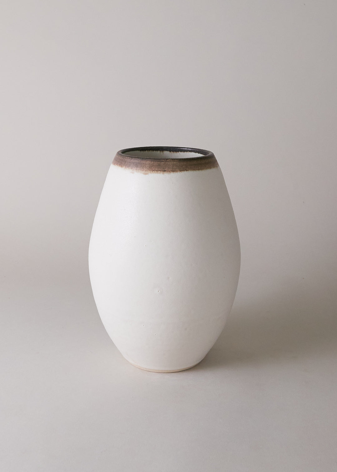 Oval Vase in Bronzed Birch - Victoria Morris Pottery