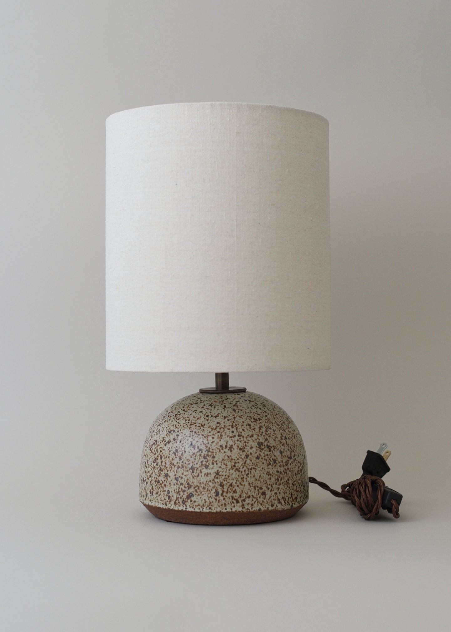 Small Agnes Lamp in Mottled Ivory - Victoria Morris Pottery