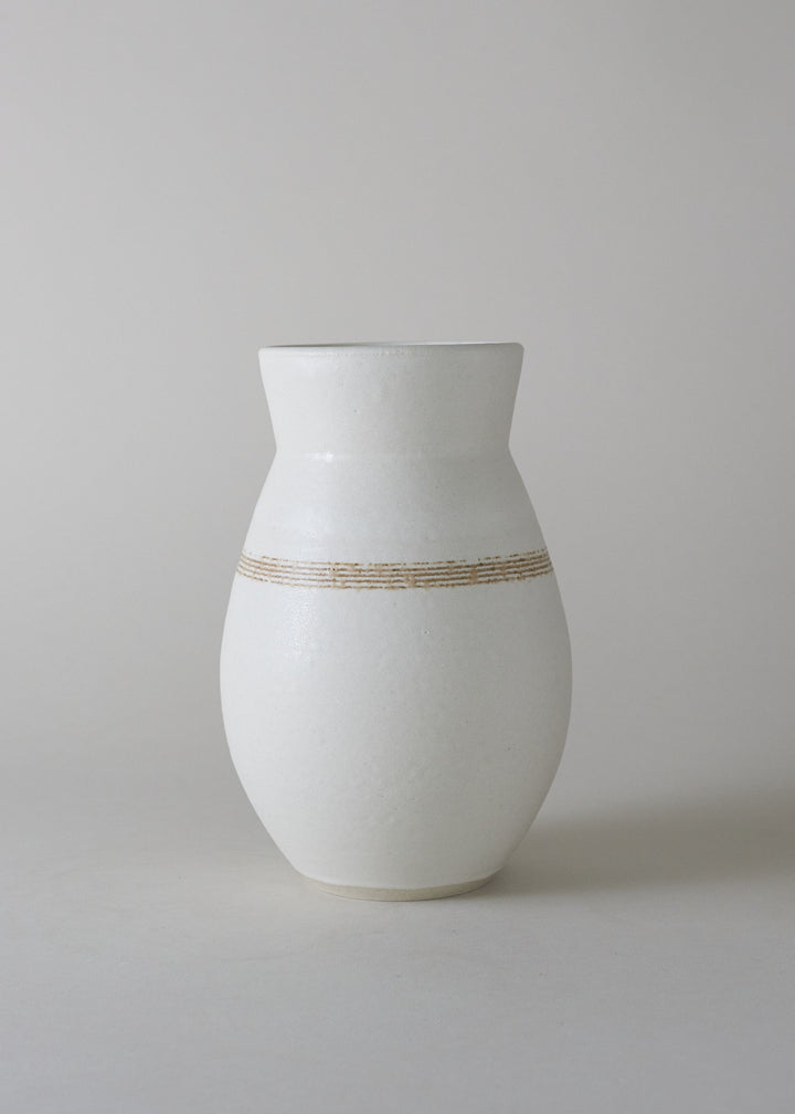 Deco Series Vase in Inlaid Birch - Victoria Morris Pottery