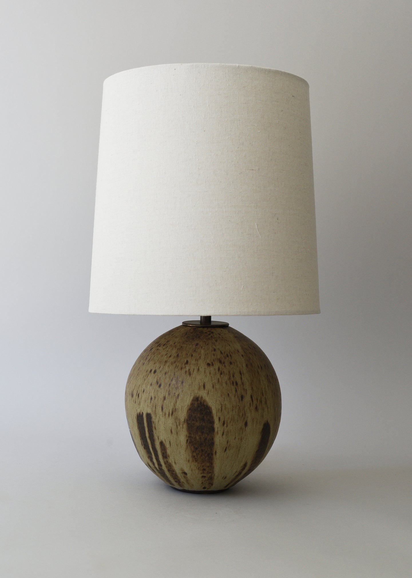 Small Orb Lamp in Live Oak - Victoria Morris Pottery