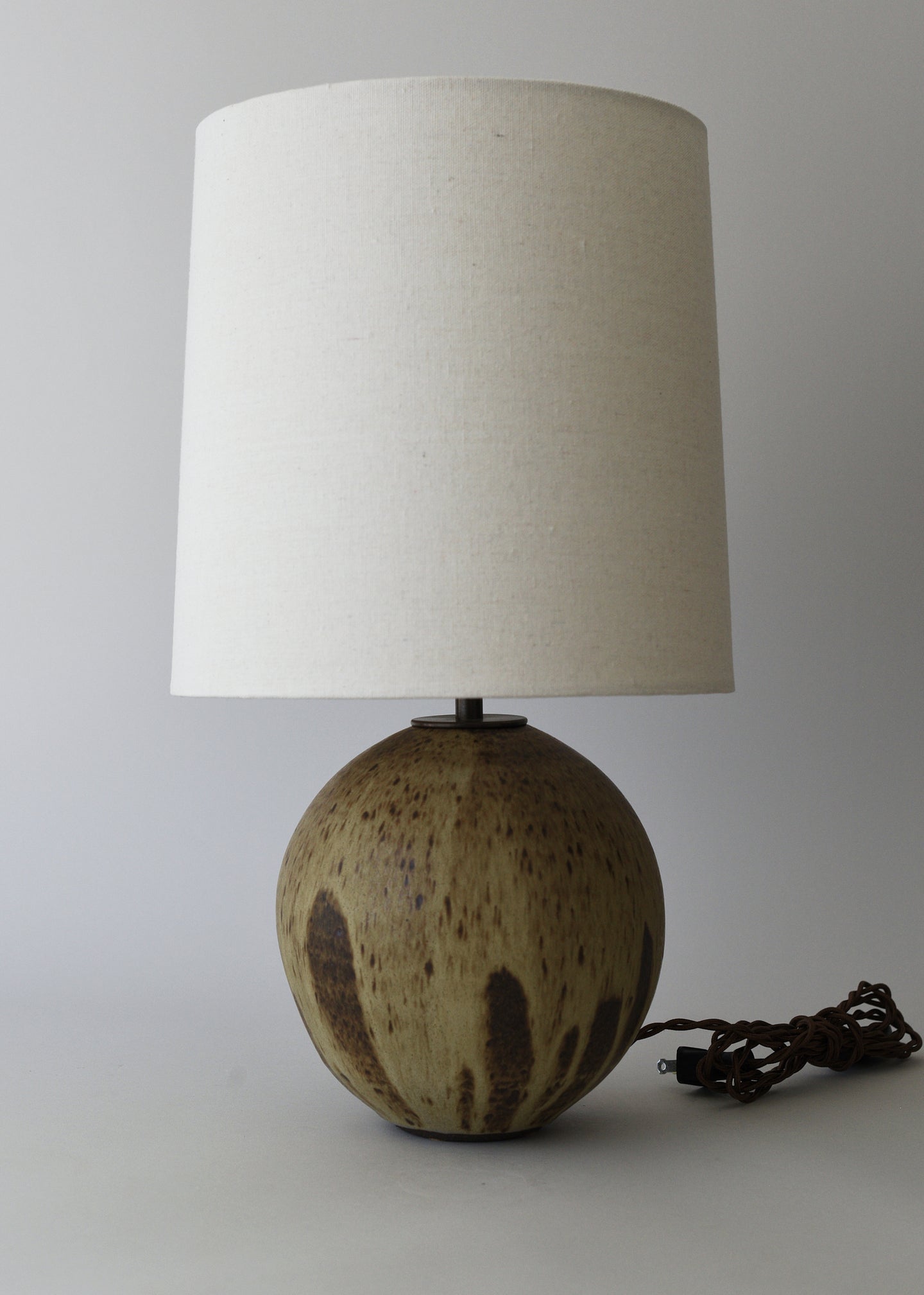 Small Orb Lamp in Live Oak - Victoria Morris Pottery