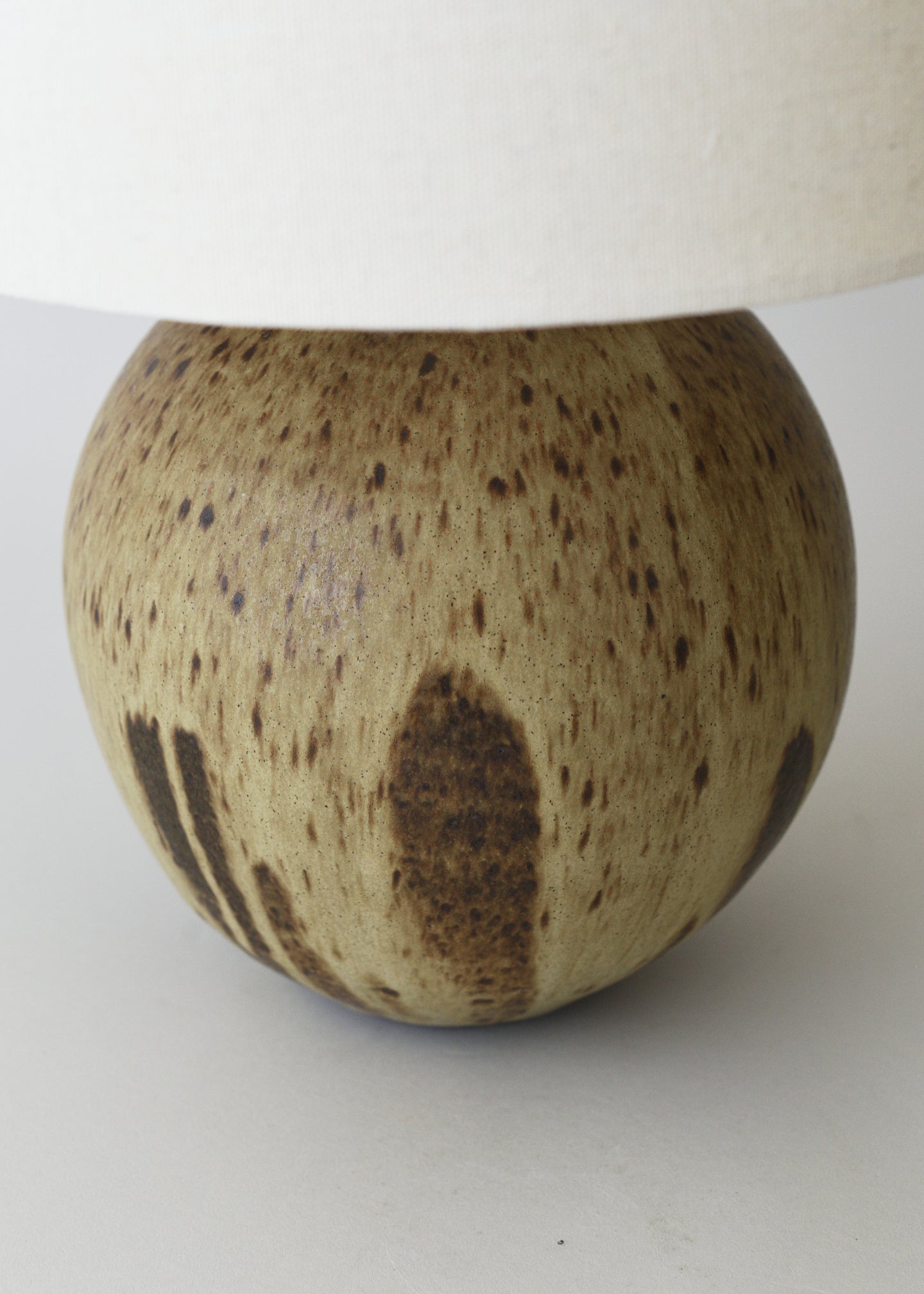 Small Orb Lamp in Live Oak - Victoria Morris Pottery
