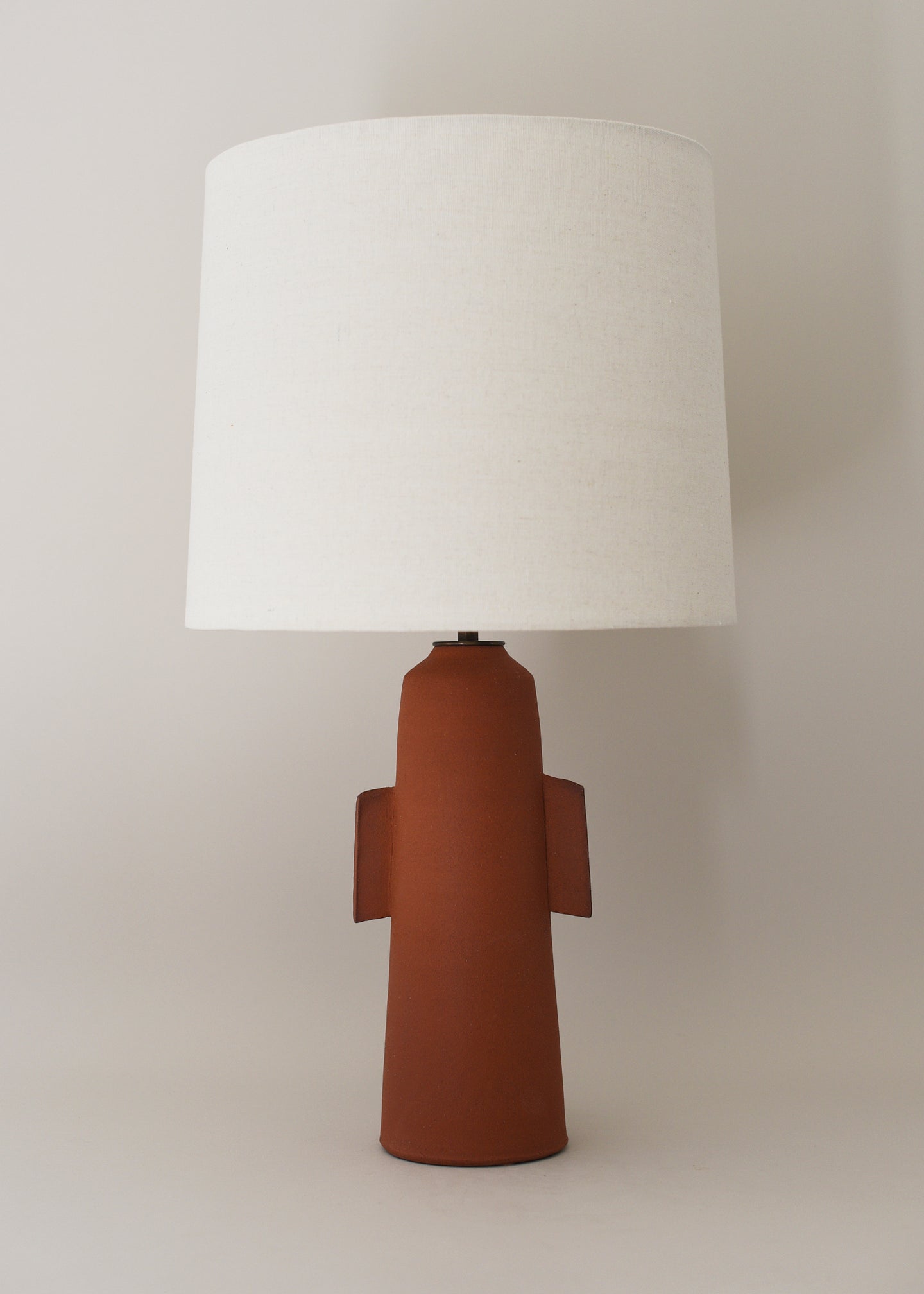 Sail Lamp in Brick - Victoria Morris Pottery