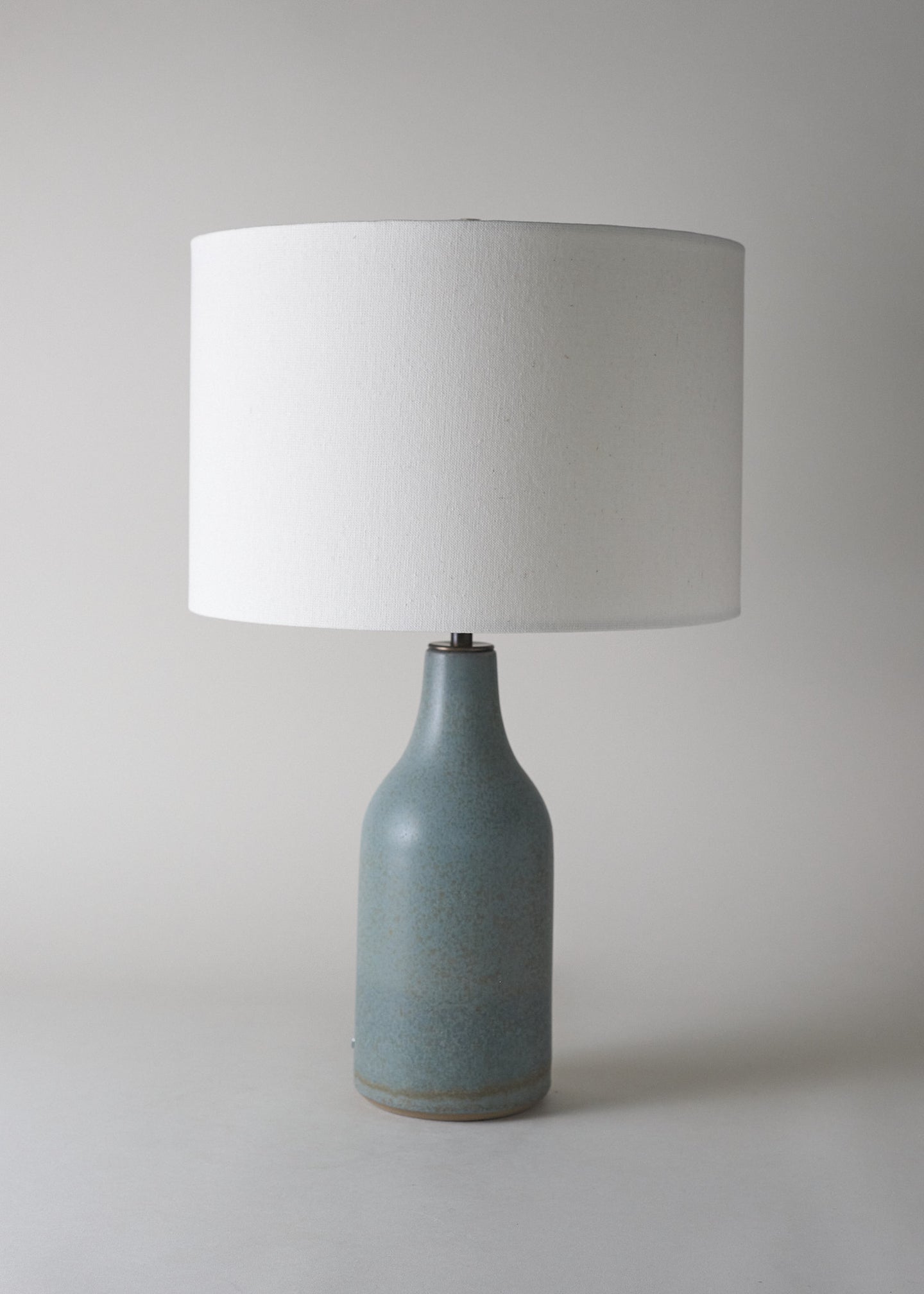 Small Bottle Lamp In Lake Blue - Victoria Morris Pottery