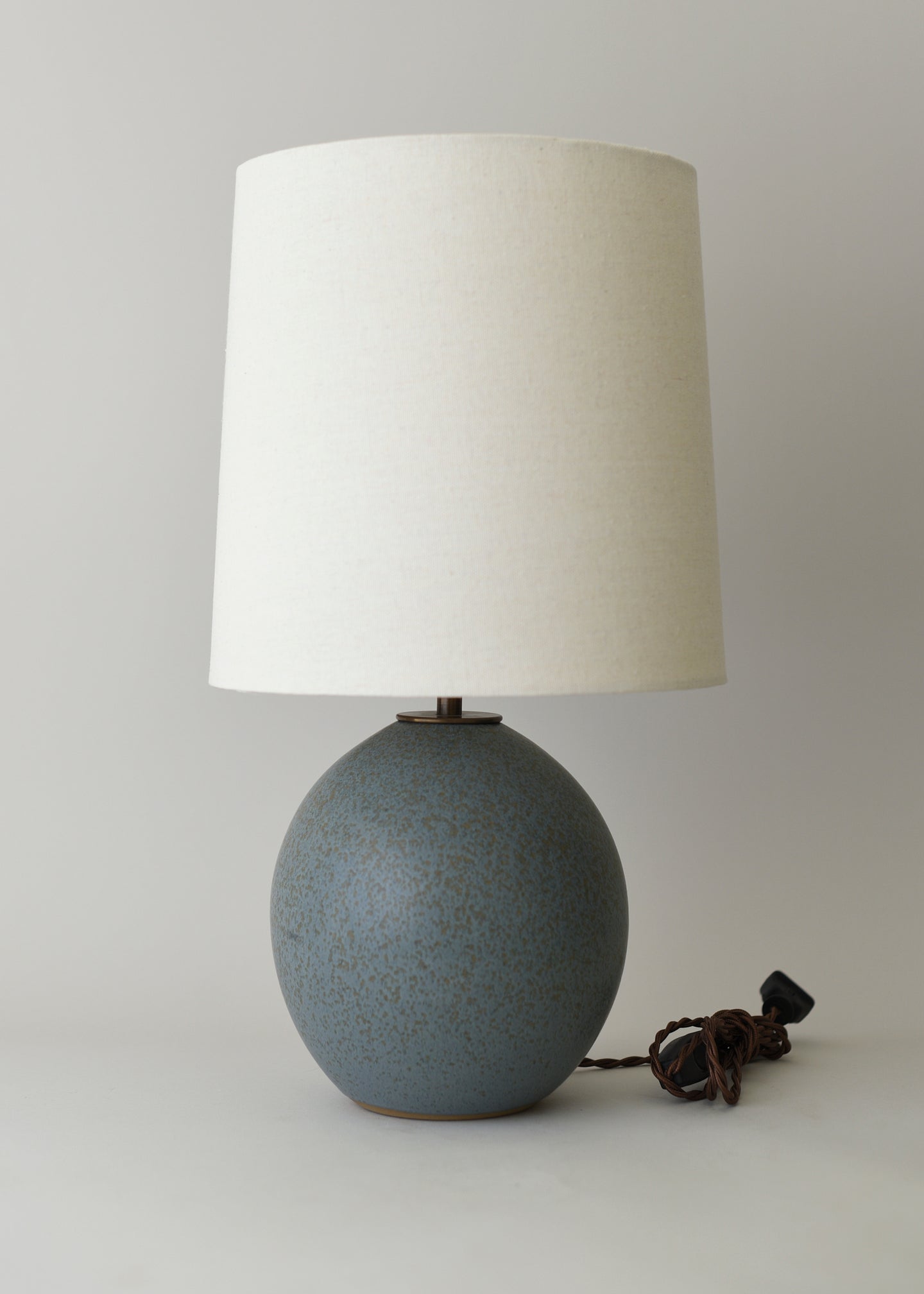 Small Orb Lamp in Lake Blue - Victoria Morris Pottery