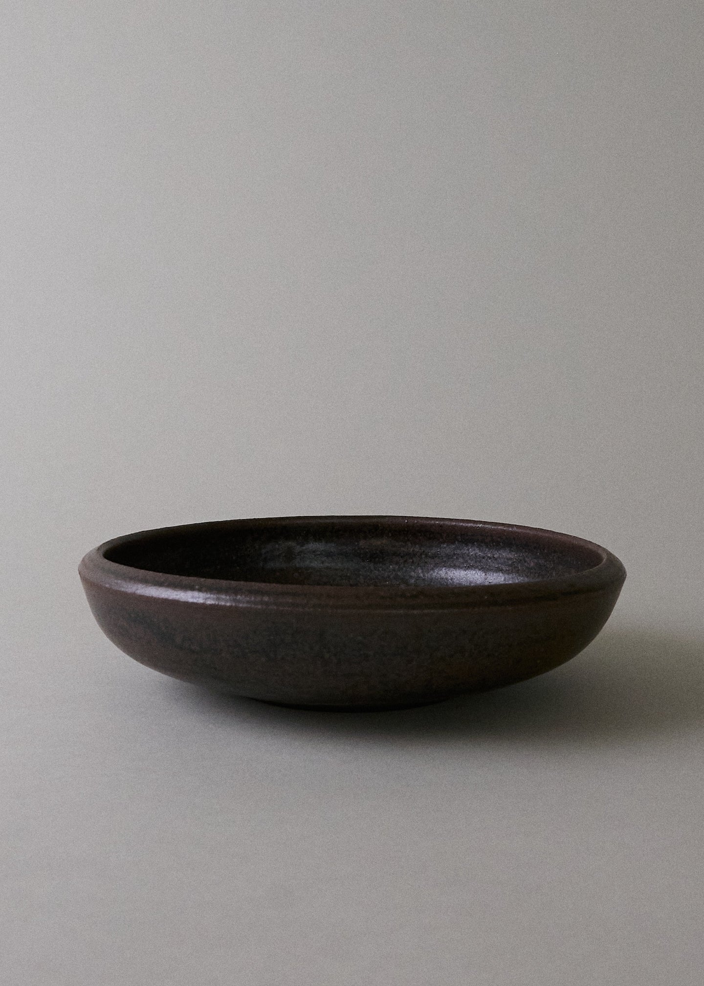 Ridge Low Bowl in Live Oak - Victoria Morris Pottery