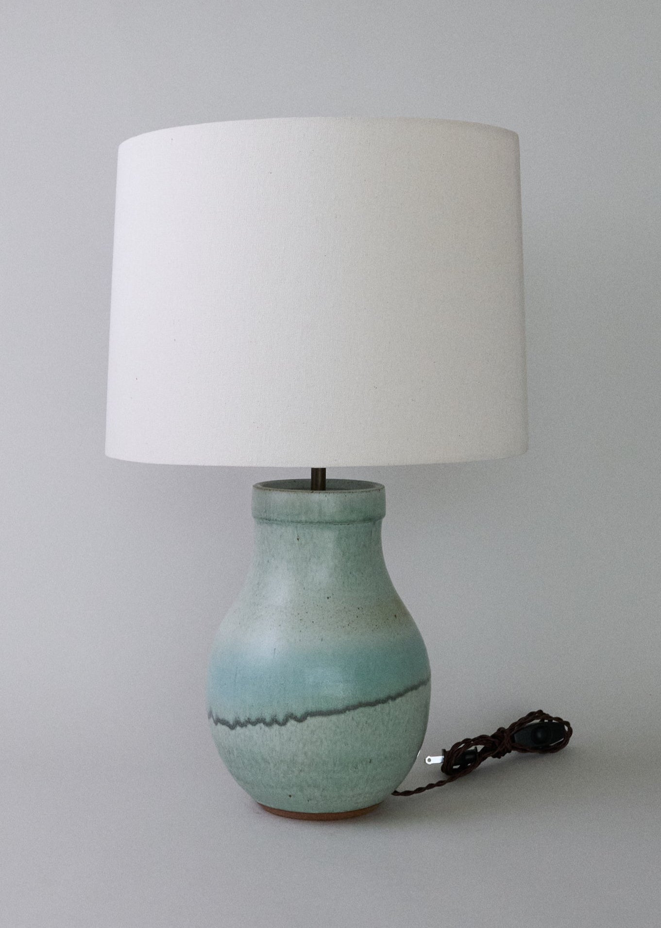Large Cosima Lamp in Cobre Green - Victoria Morris Pottery