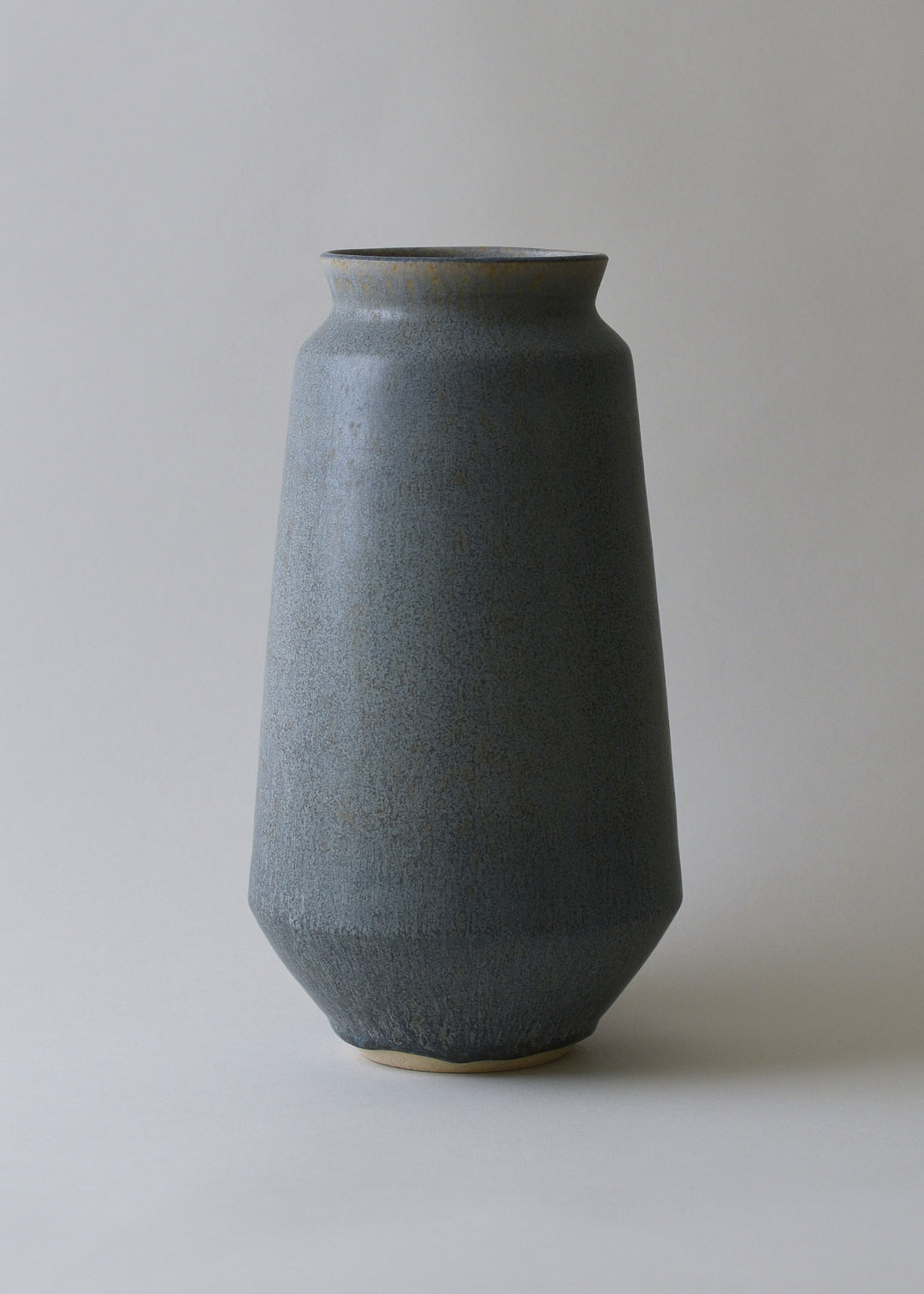 Angled Poppy Vase Lake - Victoria Morris Pottery