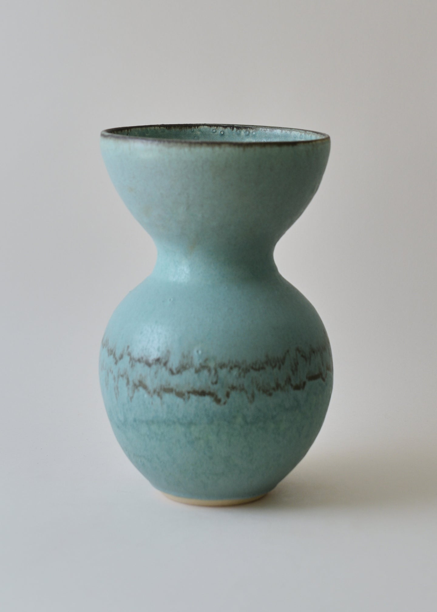 Large Aeolus Series Vase in Bronzed Jade - Victoria Morris Pottery