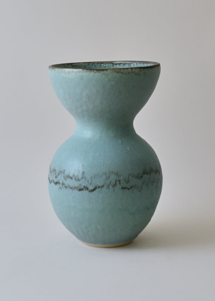Large Aeolus Series Vase in Bronzed Jade - Victoria Morris Pottery