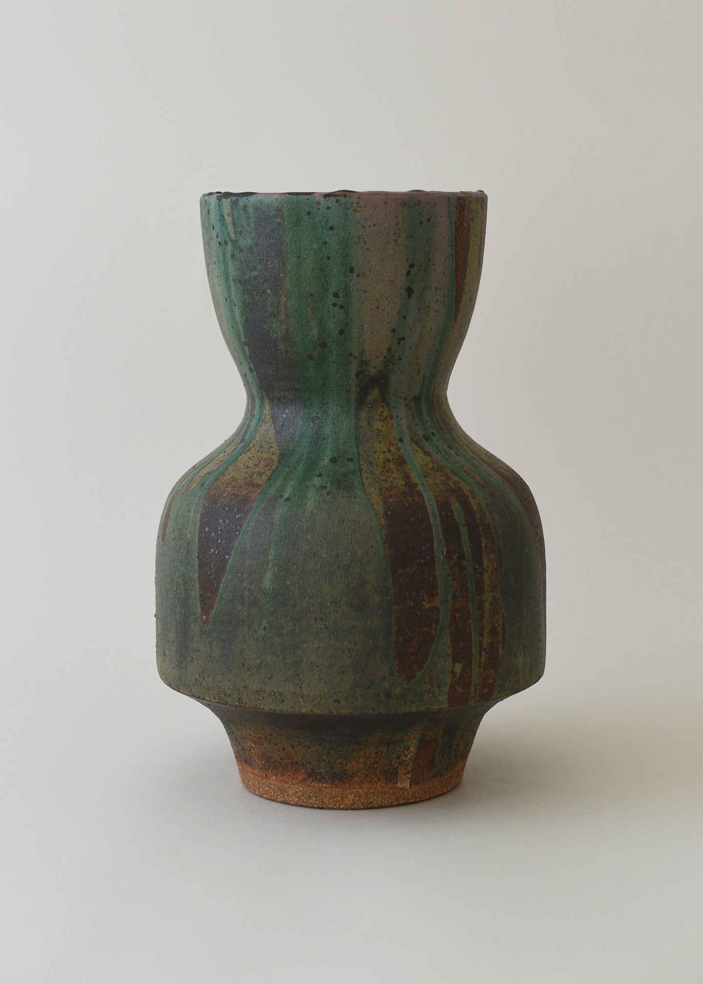 Large Lucy Series Vase no. 3 in Lichen - Victoria Morris Pottery