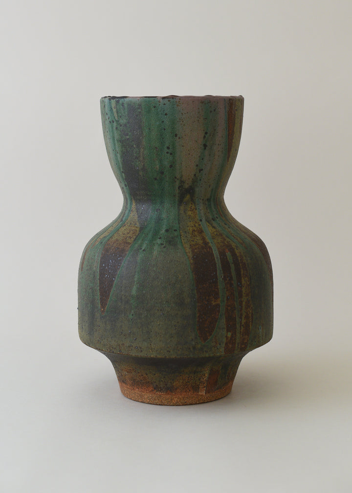 Large Lucy Series Vase no. 3 in Lichen - Victoria Morris Pottery