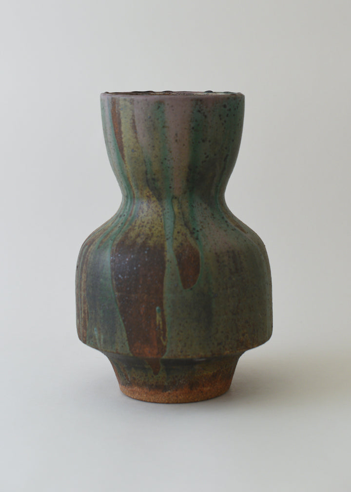 Large Lucy Series Vase no. 3 in Lichen - Victoria Morris Pottery
