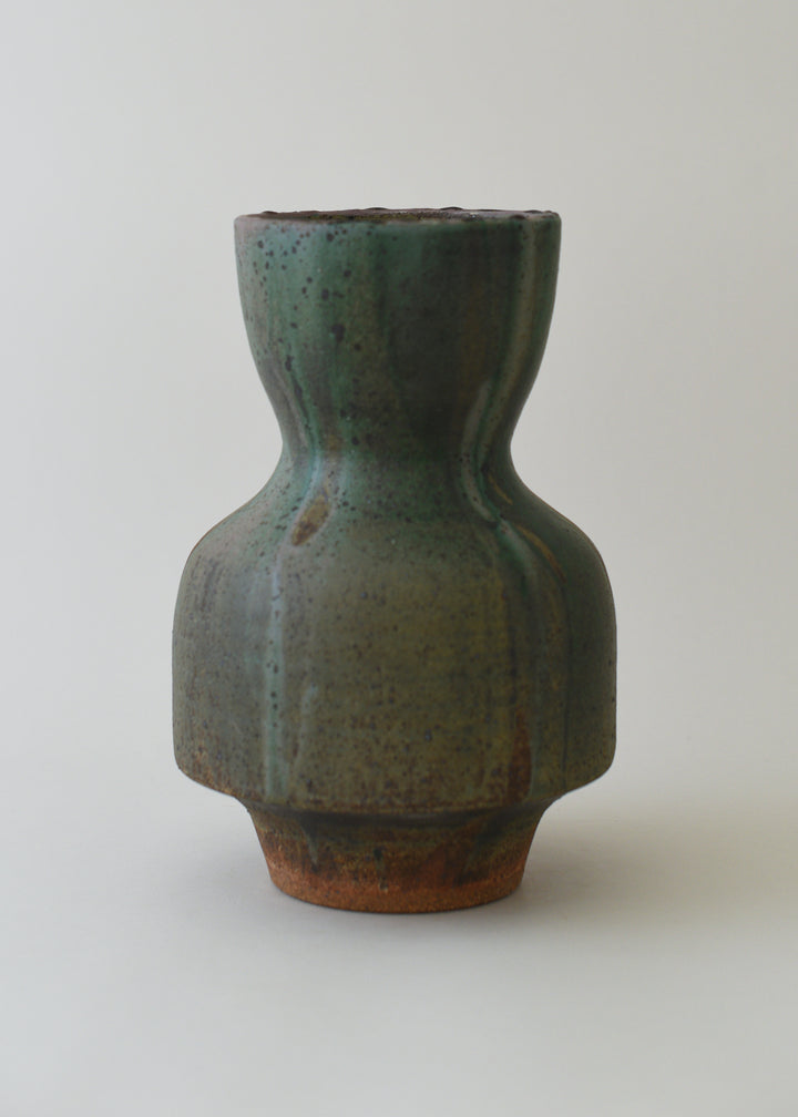 Large Lucy Series Vase no. 3 in Lichen - Victoria Morris Pottery