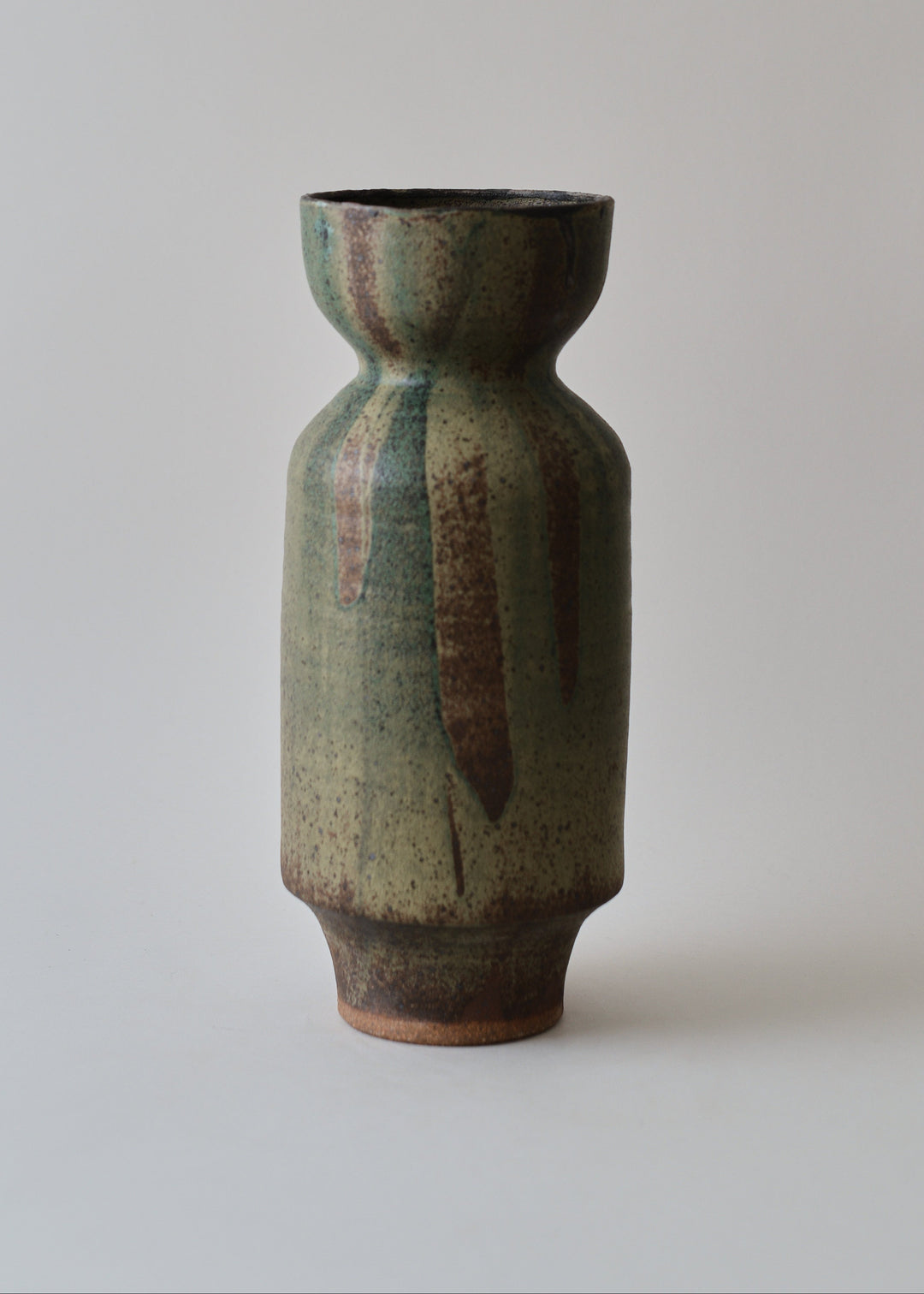 Large Lucy Series Vase no. 5 in Lichen - Victoria Morris Pottery