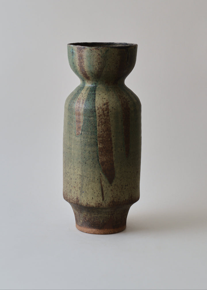 Large Lucy Series Vase no. 5 in Lichen - Victoria Morris Pottery