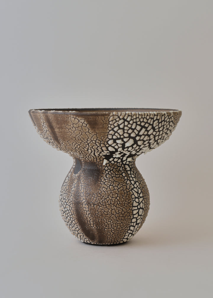 Aeolus Vase in Crawl - Victoria Morris Pottery