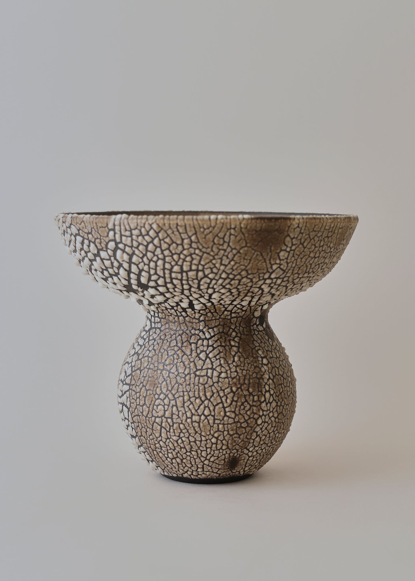 Aeolus Vase in Crawl - Victoria Morris Pottery