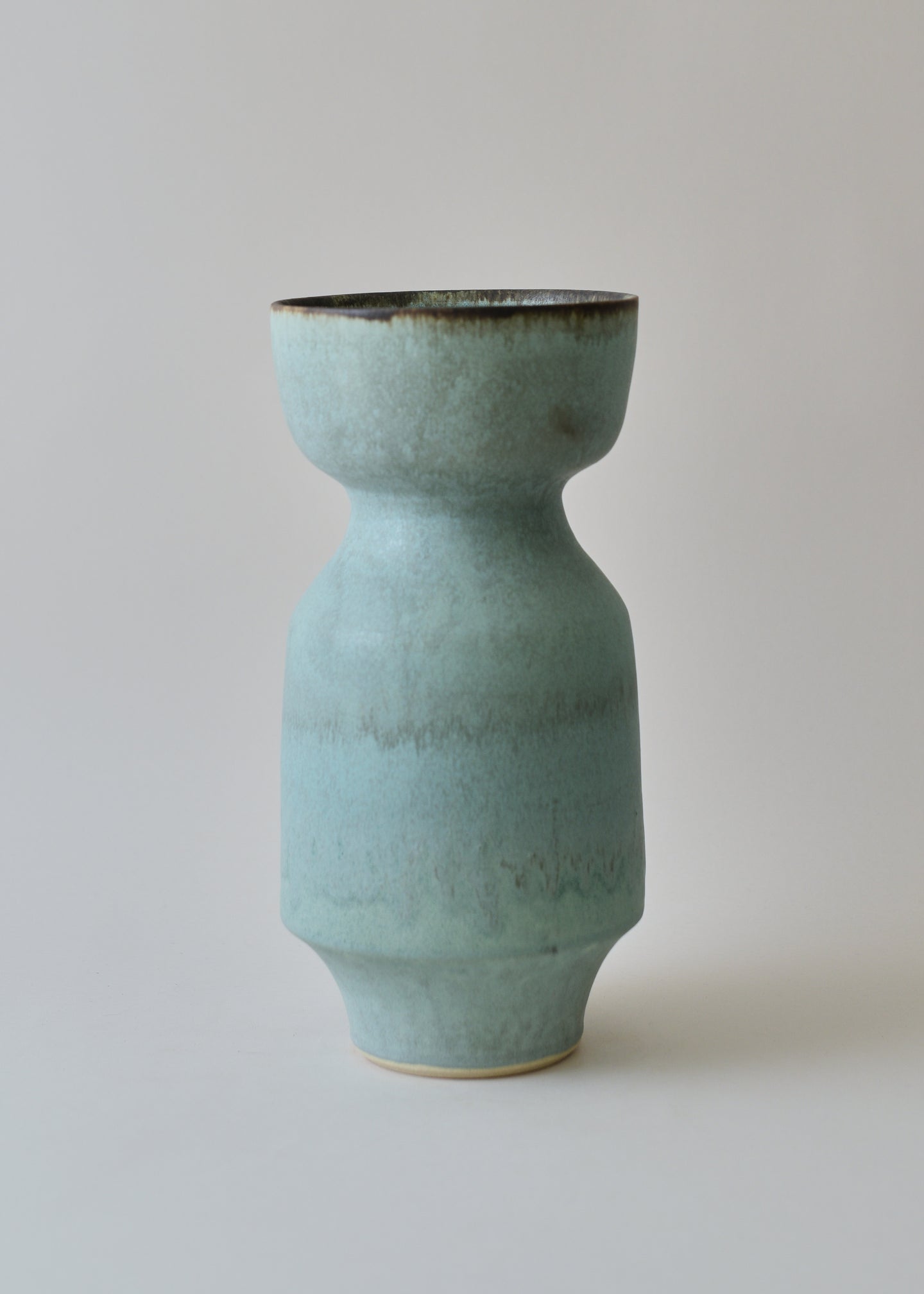 Lucy Series Vase no. 5 in Bronzed Jade - Victoria Morris Pottery