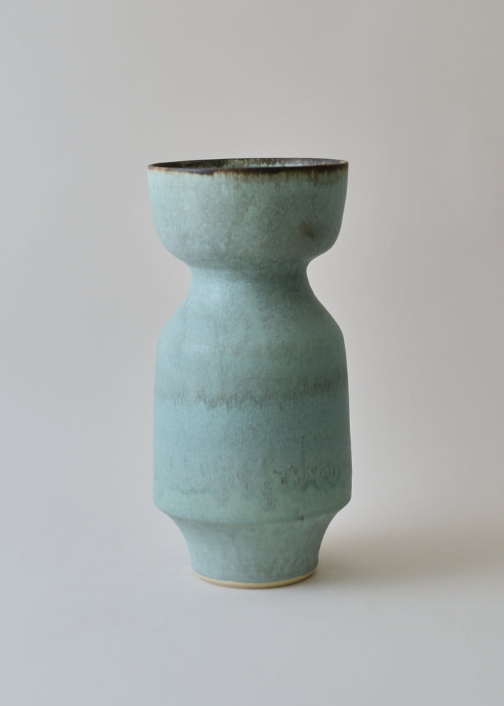 Lucy Series Vase no. 5 in Bronzed Jade - Victoria Morris Pottery