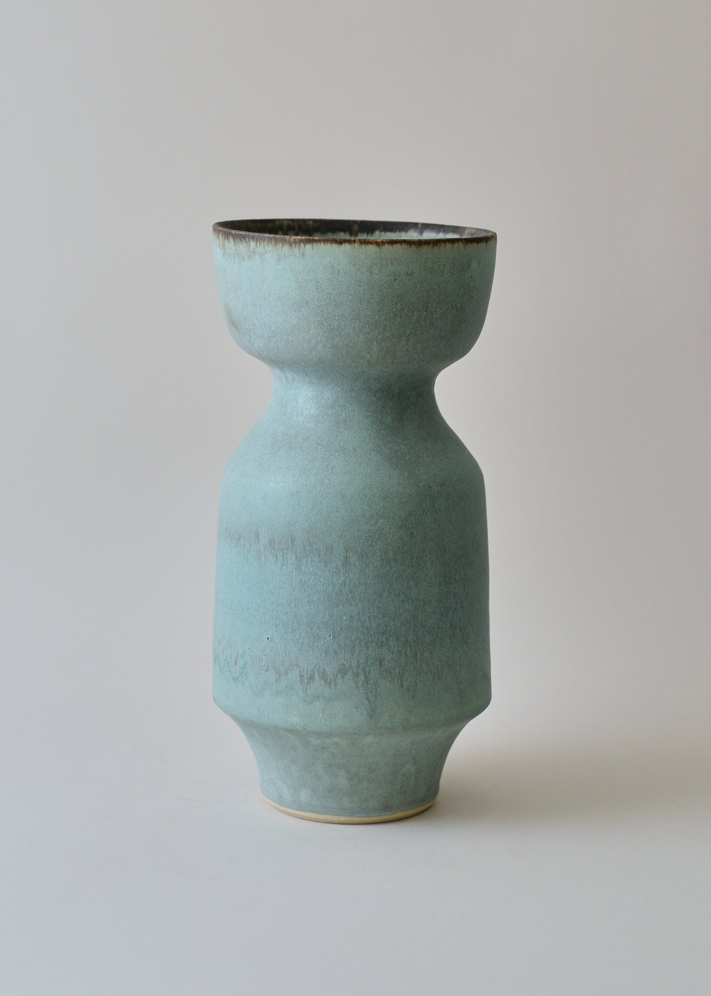 Lucy Series Vase no. 5 in Bronzed Jade - Victoria Morris Pottery