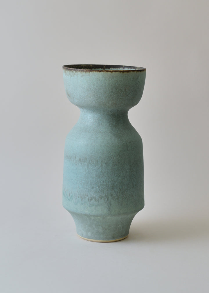 Lucy Series Vase no. 5 in Bronzed Jade - Victoria Morris Pottery