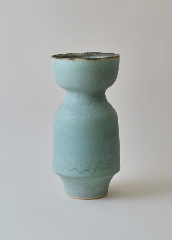 Lucy Series Vase no. 5 in Bronzed Jade - Victoria Morris Pottery