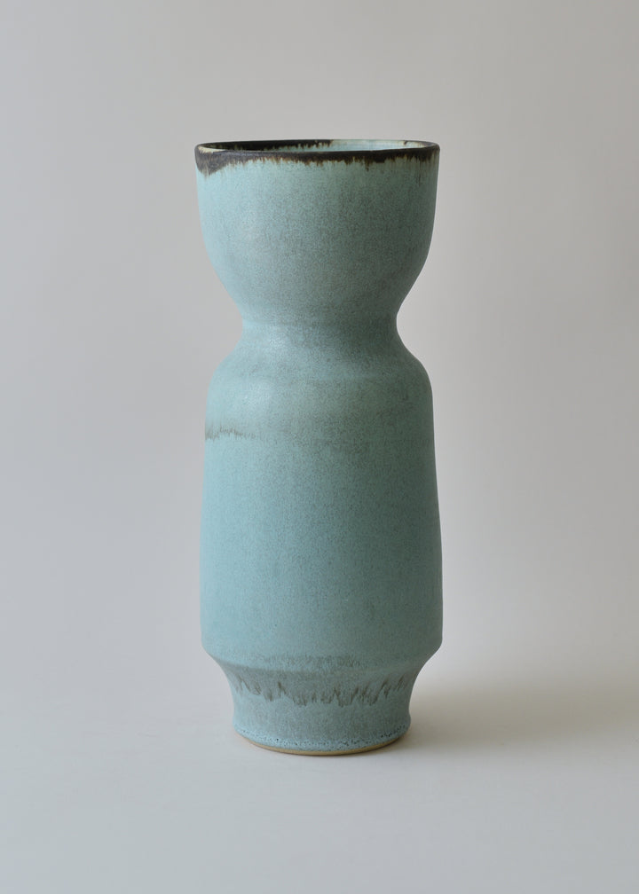 Large Lucy Series Vase no. 5 in Bronzed Jade - Victoria Morris Pottery