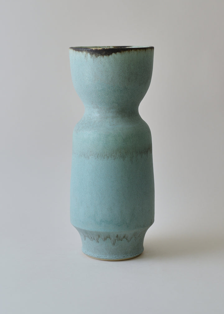 Large Lucy Series Vase no. 5 in Bronzed Jade - Victoria Morris Pottery