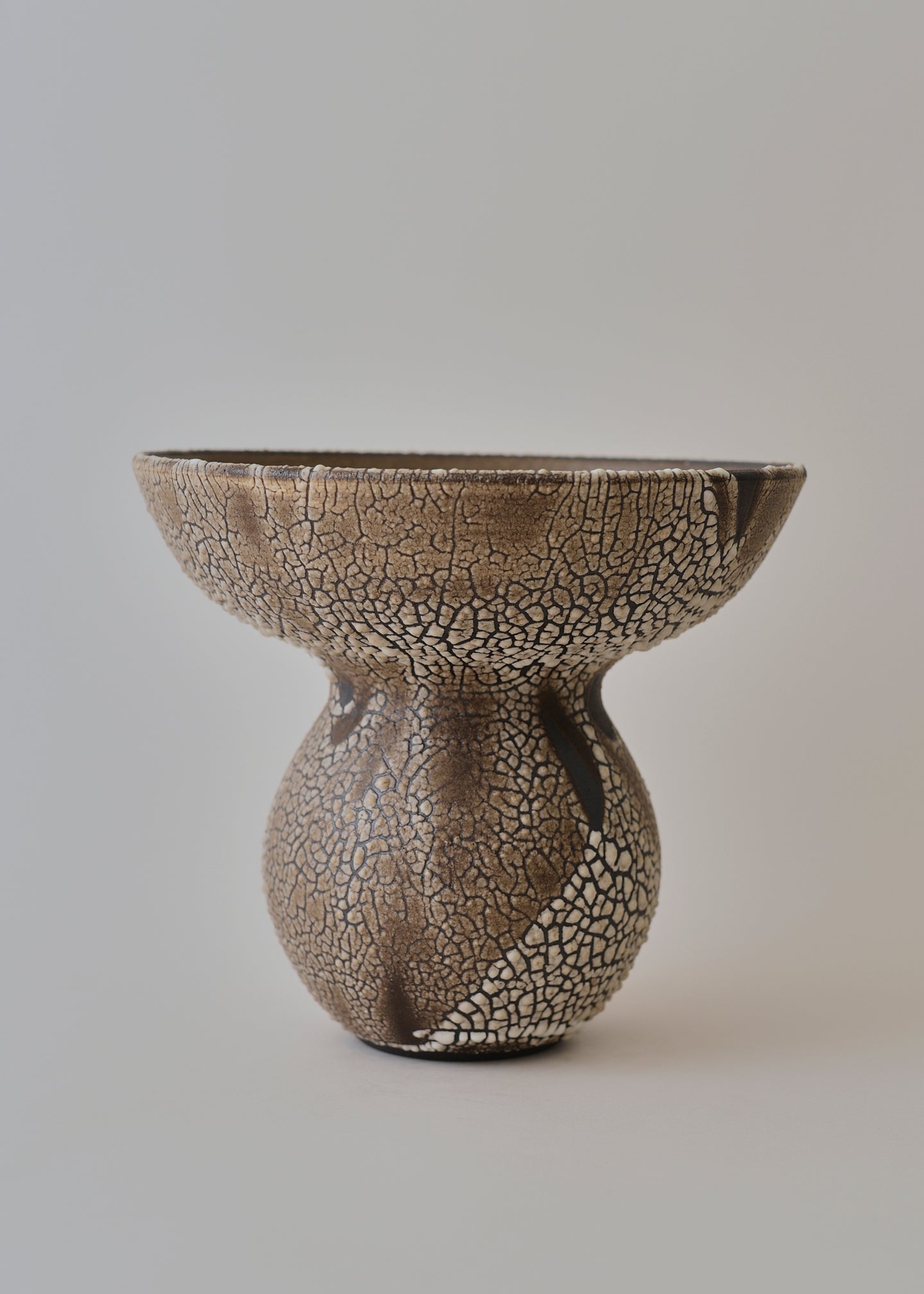 Aeolus Vase in Crawl - Victoria Morris Pottery