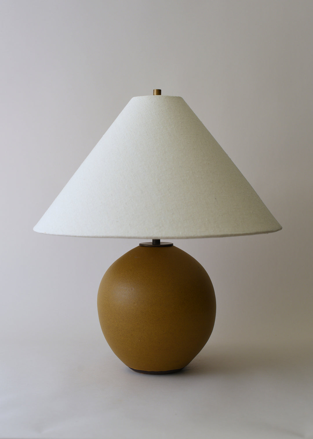 Small Orb Lamp in Honey - Victoria Morris Pottery