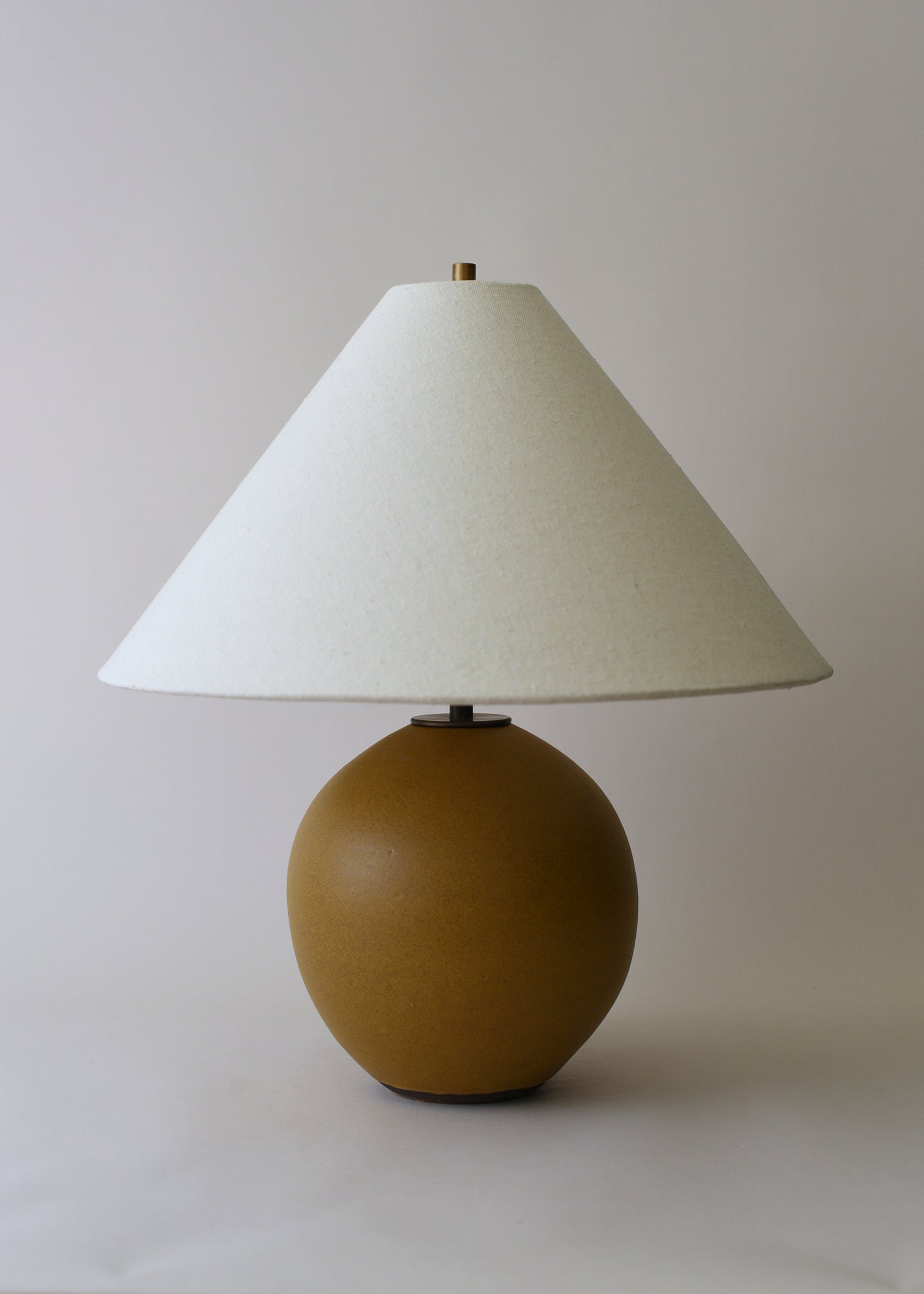 Small Orb Lamp in Honey - Victoria Morris Pottery
