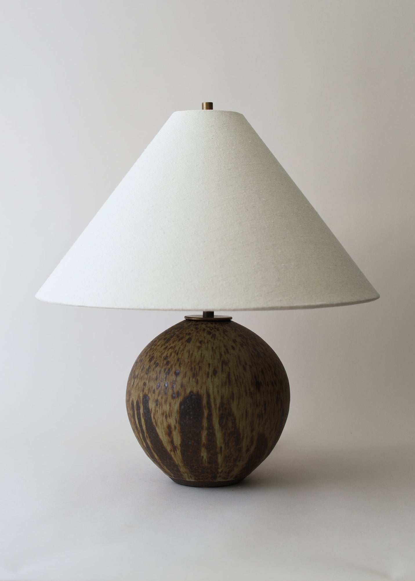 Small Orb Lamp in Live Oak - Victoria Morris Pottery