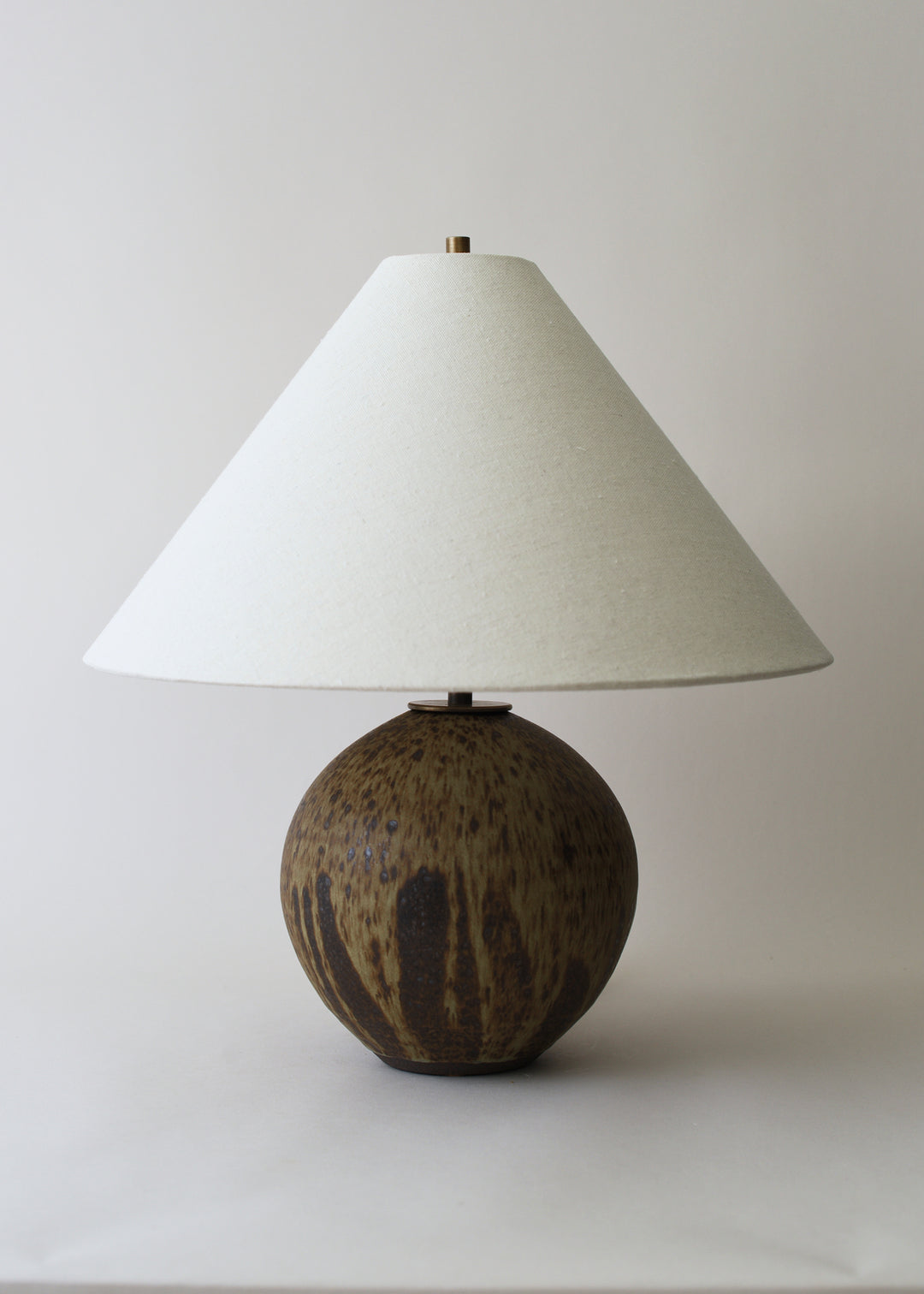 Small Orb Lamp in Live Oak - Victoria Morris Pottery