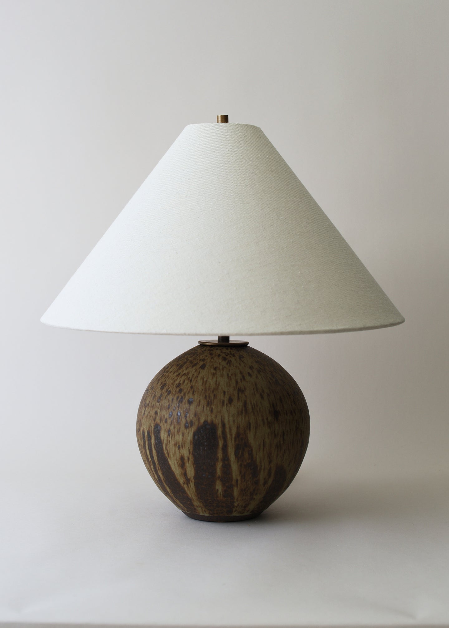 Small Orb Lamp in Live Oak - Victoria Morris Pottery