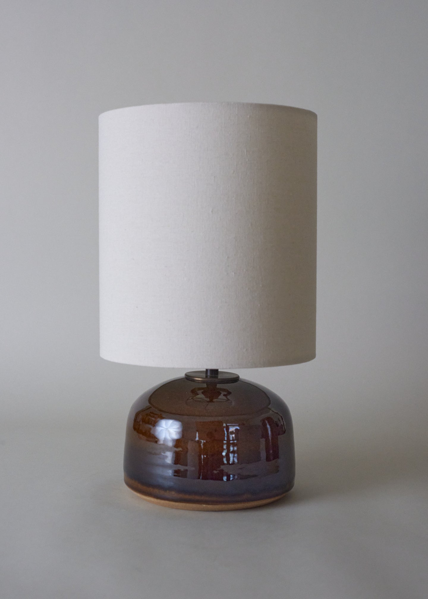 Small Agnes Lamp in Dark Amber - Victoria Morris Pottery