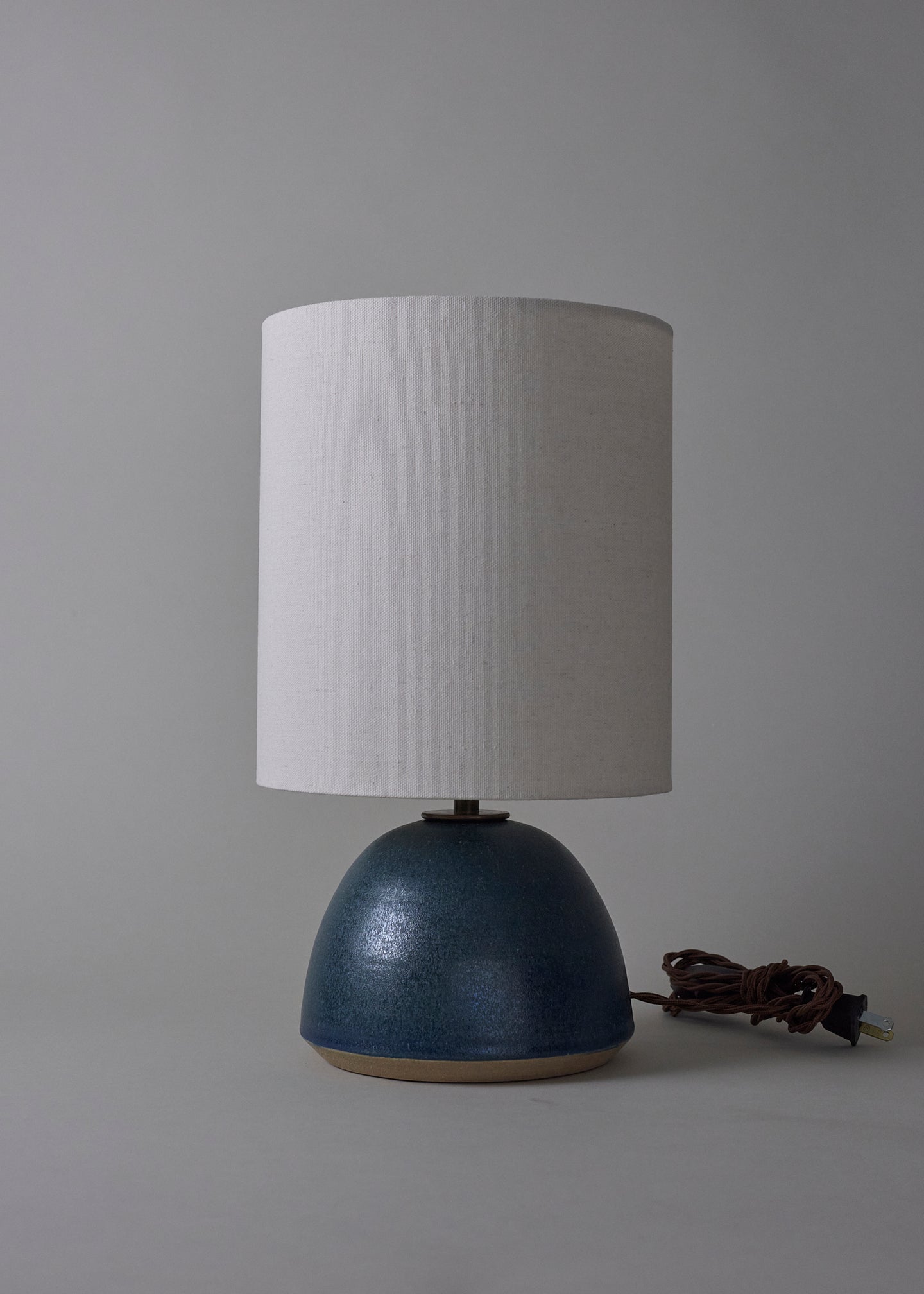 Small Agnes Lamp in Marine Blue - Victoria Morris Pottery