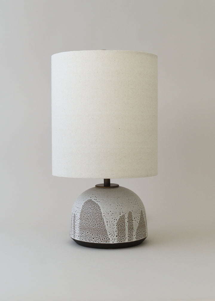Small Agnes Lamp in Poured White - Victoria Morris Pottery